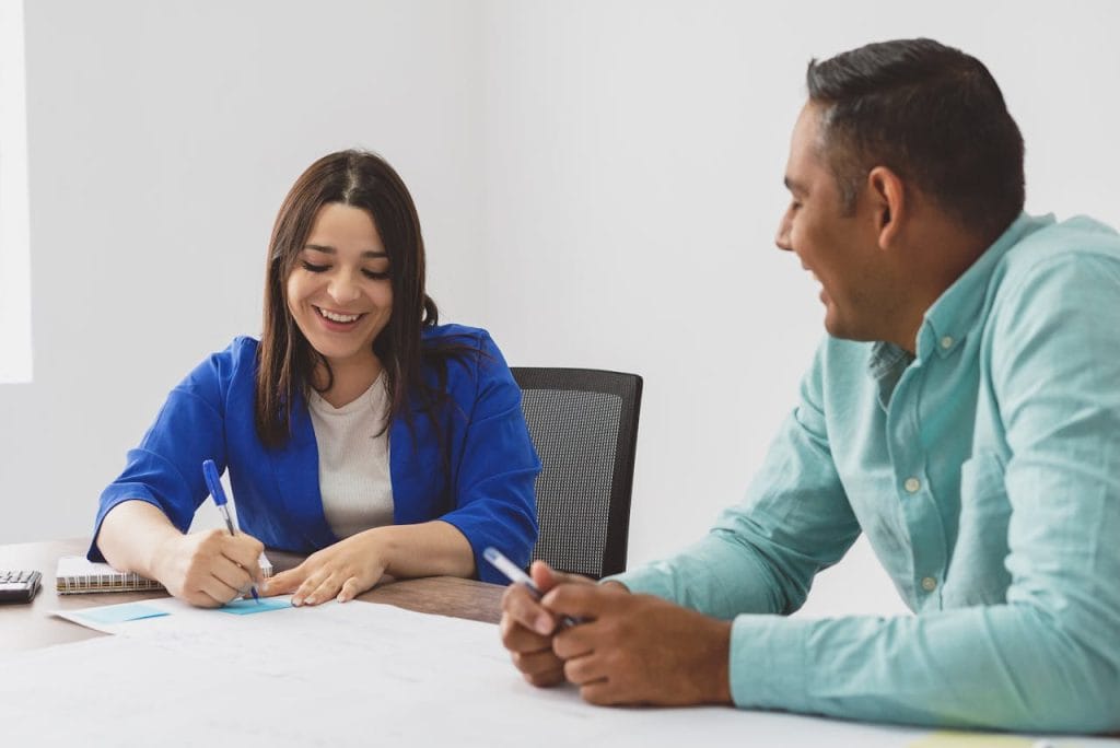 Débriefing lors d'un recrutement après avoir passé un test ELAO.