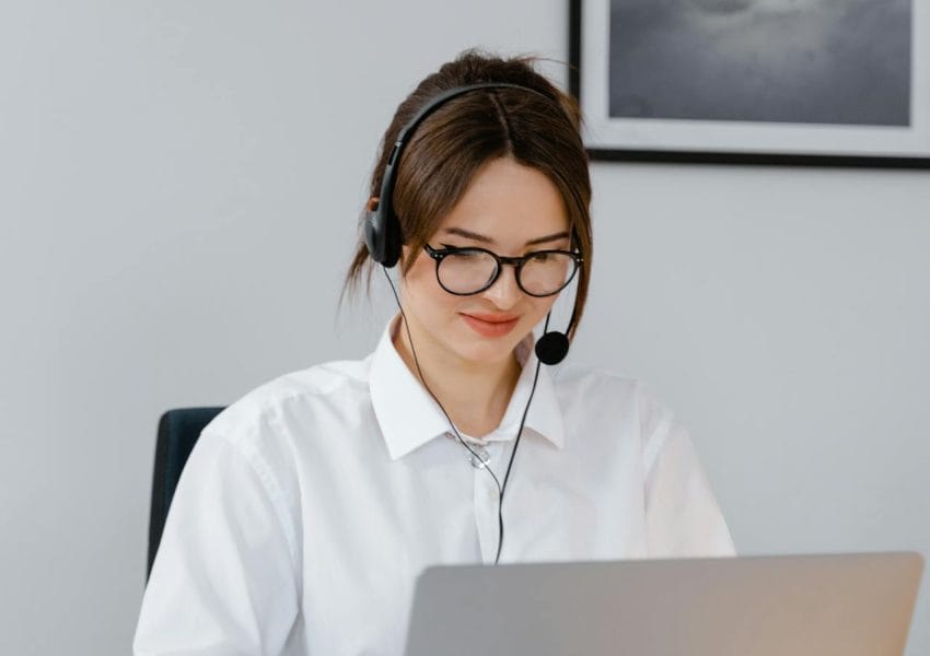 Candidate passant un test ELAO select créé pour le recrutement